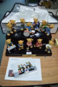 Cliff Richard Rock ‘N’ Roll Bears with Display Stand and Certification