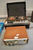 Philips Four Track Reel-to-Reel Tape Record with Eagle Amplifier