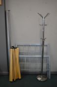 Metal Single Bed Frame plus a Coat Stand
