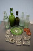 Vintage Bottles and Glassware