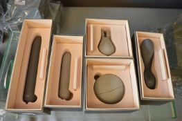 Five Pearlesque Female Personal Massagers