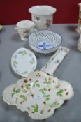 Pottery Dishes and Planters etc. Including Old Folley