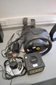 Nintendo Game Cube, Thrustmaster Driving Wheel, etc.