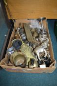 Metalware Including Brass and Pewter Ornaments etc.