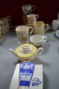 Pottery Mugs and Tankards etc. Including Portmeirion