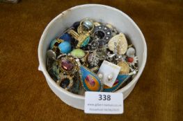 Costume Jewellery Rings and Earrings etc.