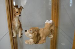 Walt Disney Lady & The Tramp Pottery Dog Figures