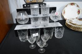 Cut Glass Lead Crystal Tumblers etc.