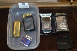 Petrol Lighters Including Zippo etc.