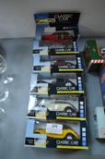 Six Diecast Classic Cars