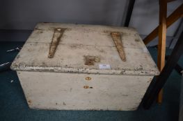 Vintage Painted Pine Toolbox