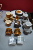 Assorted Hornsea Pottery Cups and Flatware 20+pcs