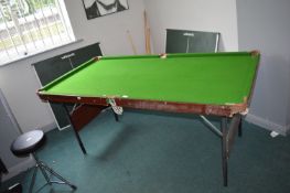 Pool Table with Tennis Table Top and Attachments