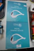 Two Osalis Facial Toning Devices