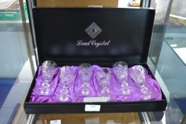 Edinburgh Crystal 6pc Sherry Glass Set
