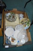 Pottery Plates Including Wedgwood and Spode Wall Plates