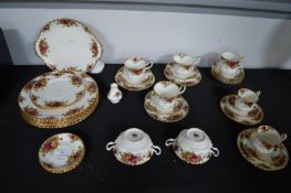 Royal Albert Old Country Roses Part Tea Set 30+pcs