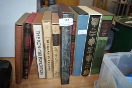 Ten Folio Society Cased Books