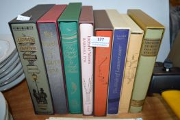 Eight Folio Society Cased Book