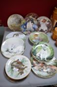 Decorative Wall Plates Featuring Animals etc.