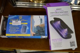 Solar Phone Charger and Portable Sanitiser