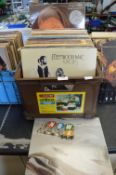 12” LP Records Including Mixed Pop, Rock, and Oldies