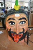 Large Comical Pottery Head