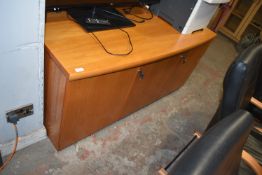 *Wood Effect Storage Cupboard 150x62cm x 72cm high to Suit Conference Table Lot 368