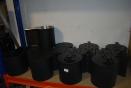 *Black Pole Dome CCTV Camera