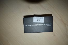*4K HDMI USB KFM Switch 4x1