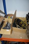 *Three Boxes of Assorted Cables