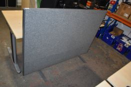 *Grey Office Desk Partition 107x150x4cm