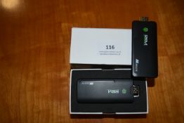 *Two RKM MK802IVLE Quad Core Mini Linux PCs