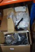 *Two Boxes of Assorted Cables and Camera Post Fixings/Clamps