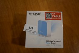 *TP Link Nano Router