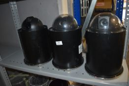 *Three Pole Dome Cameras for Parts