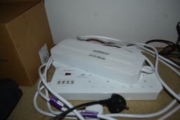 *3x Eight Socket Four USB Extensions