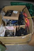 *Box of Assorted Dome Camera Brackets/Cables