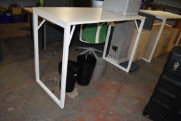 *White High Table 160x70cm x 110cm high