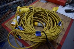 *Three 16a 110v Extension Leads