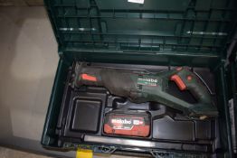 *Metabo SSEP18LTBL Reciprocating Saw with Carry Case and Battery