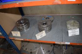 *Contents of Shelf to Include Various Stainless Steel Flanges