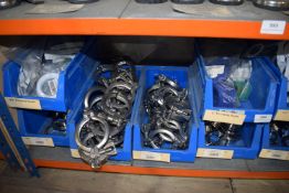 *Twelve Boxes of Stainless Steel Pipe Fittings, Heavy Duty Clamps, etc.