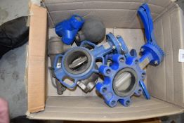 *Contents of Box Including Two Butterfly Valves etc.