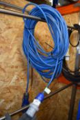 *240v 16a Extension Cable Blue Lead