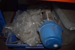 *Two Boxes of Stainless Steel Valve Actuators, Pipework, etc.