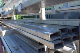 *Thirteen Lengths of Assorted 304 Stainless Steel Box Section