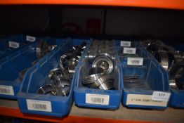 *Eight Boxes of 2” and 2.5” DIN Stainless Steel Pipe Fittings