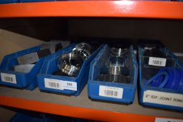 *Four Trays of 3” IDF Stainless Steel Pipe Fittings