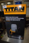 *Titan Submersible Dirty Water Pump 240v 750w
